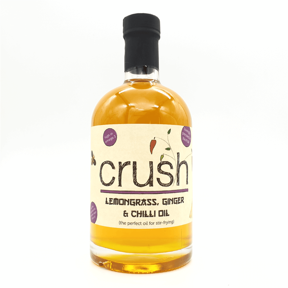 Crush - Lemongrass Ginger & Chilli Infused Rapeseed Oil - 500ml